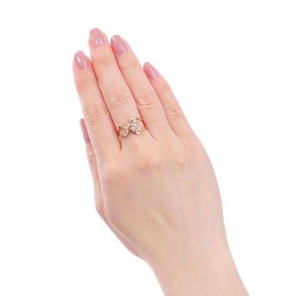 【クーポン】 K18イエローゴールドダイヤモンドリング 【KUE8049549163】(29250円)