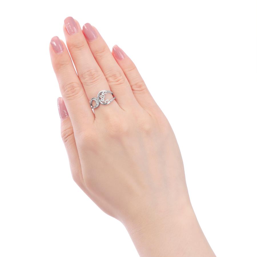 新品未使用！ プラチナダイヤモンドリング 【JS9659455459】(35100円)