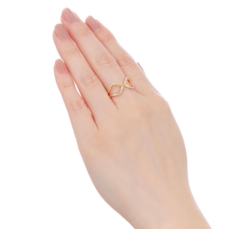 【限定品】 K18イエローゴールドダイヤモンドリング 【IQY9494331827】(34500円)