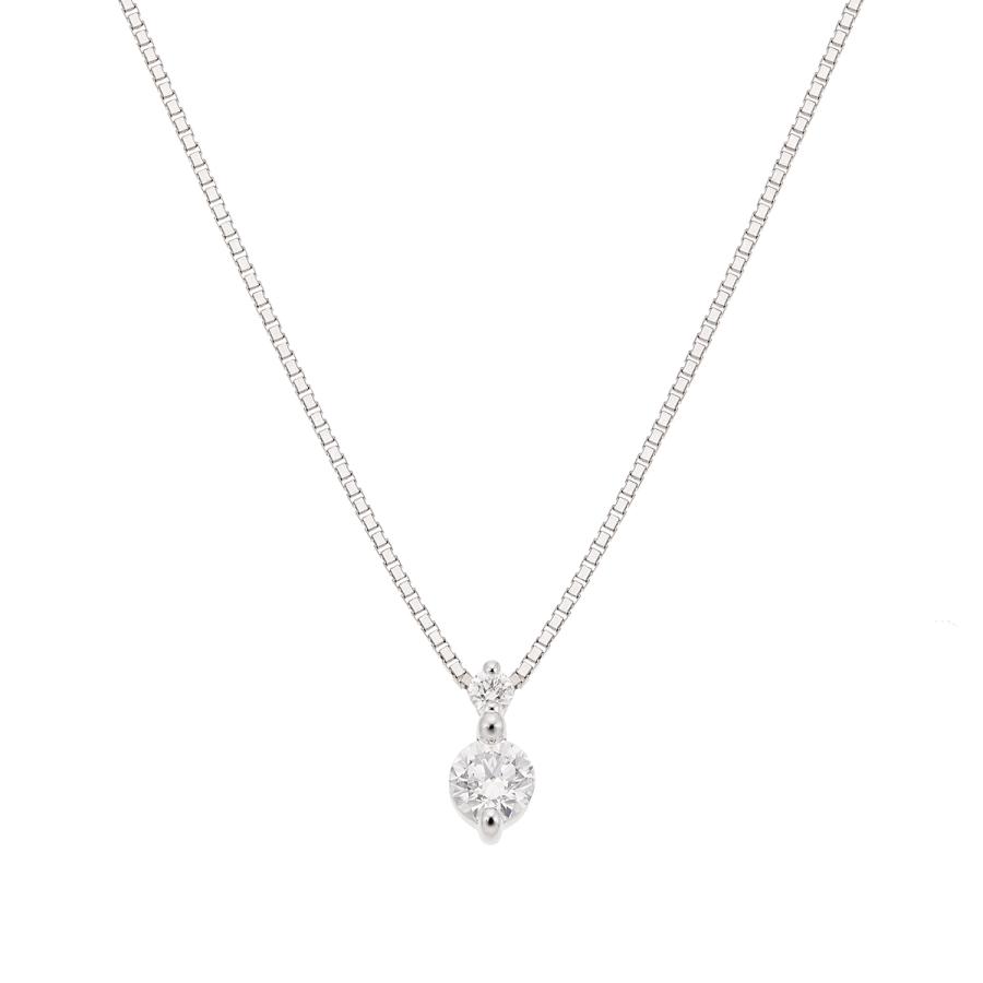 ジュエリーツツミ プラチナ鑑定書付ダイヤモンドネックレス