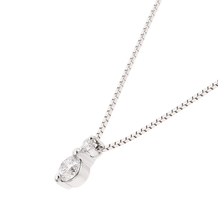 ジュエリーツツミ プラチナ鑑定書付ダイヤモンドネックレス