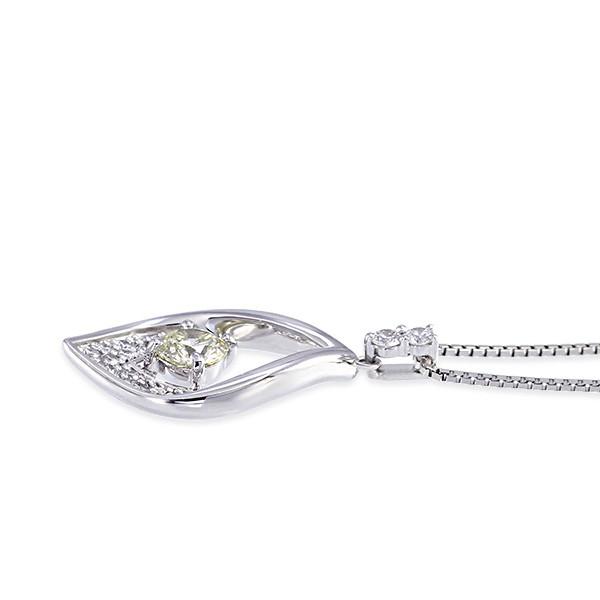 ジュエリーツツミ プラチナ鑑定書付ダイヤモンドネックレス（0.3