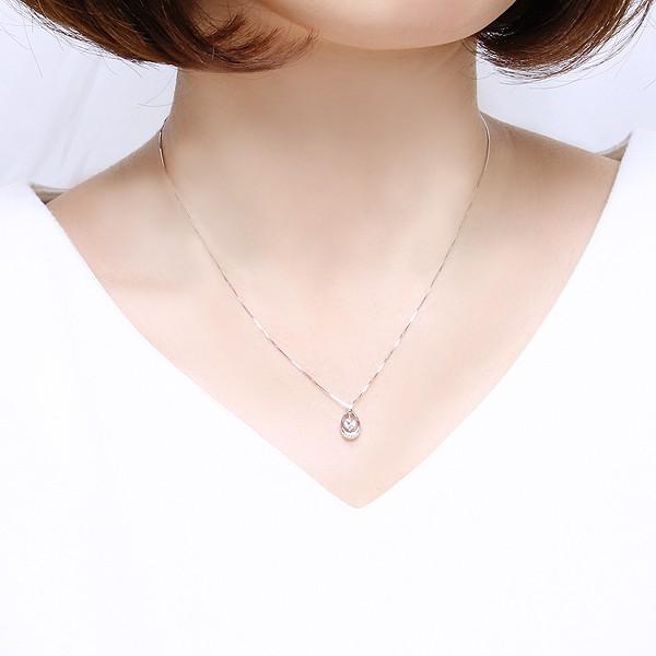 ツツミ ダイヤモンド ネックレス K14 ホワイトゴールド ジュエリーツツミ K14ホワイトゴールドダイヤモンドネックレス