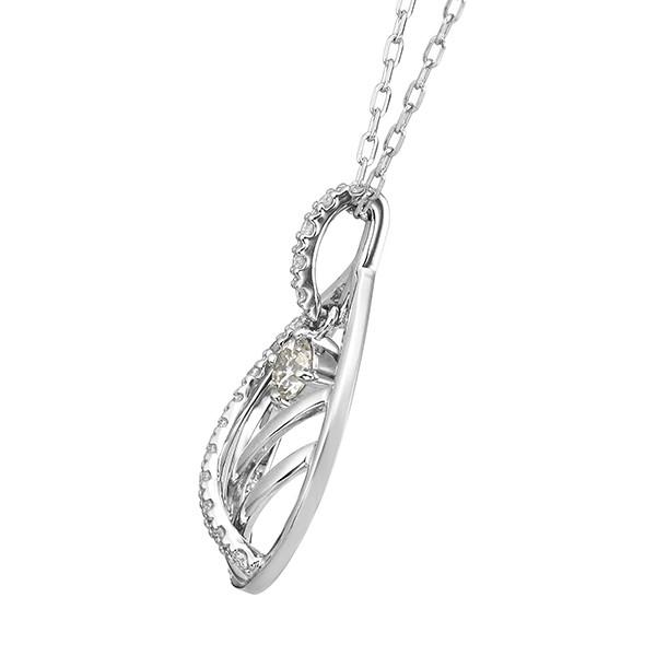 ジュエリーツツミ プラチナ鑑定書付ダイヤモンドネックレス