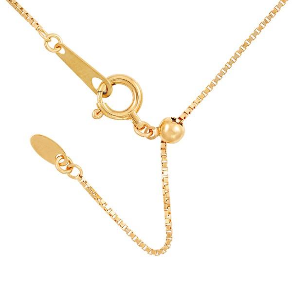 ジュエリーツツミ K18イエローゴールド鑑定書付ダイヤモンドネックレス