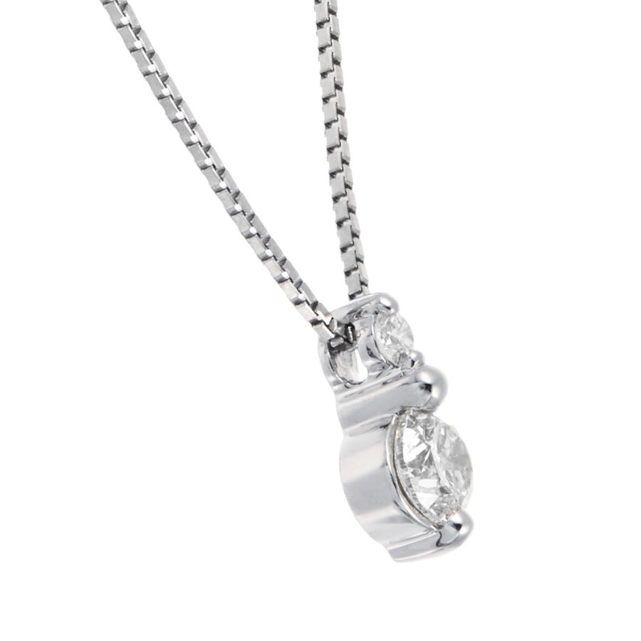 ジュエリーツツミ　プラチナダイヤモンドネックレス ジュエリーツツミ プラチナ鑑定書付ダイヤモンドネックレス（0.23