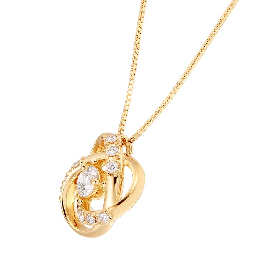 ジュエリーツツミ K18イエローゴールド鑑定書付ダイヤモンド