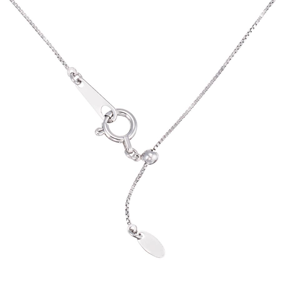 ジュエリーツツミ プラチナ鑑定書付ダイヤモンドネックレス（0.07