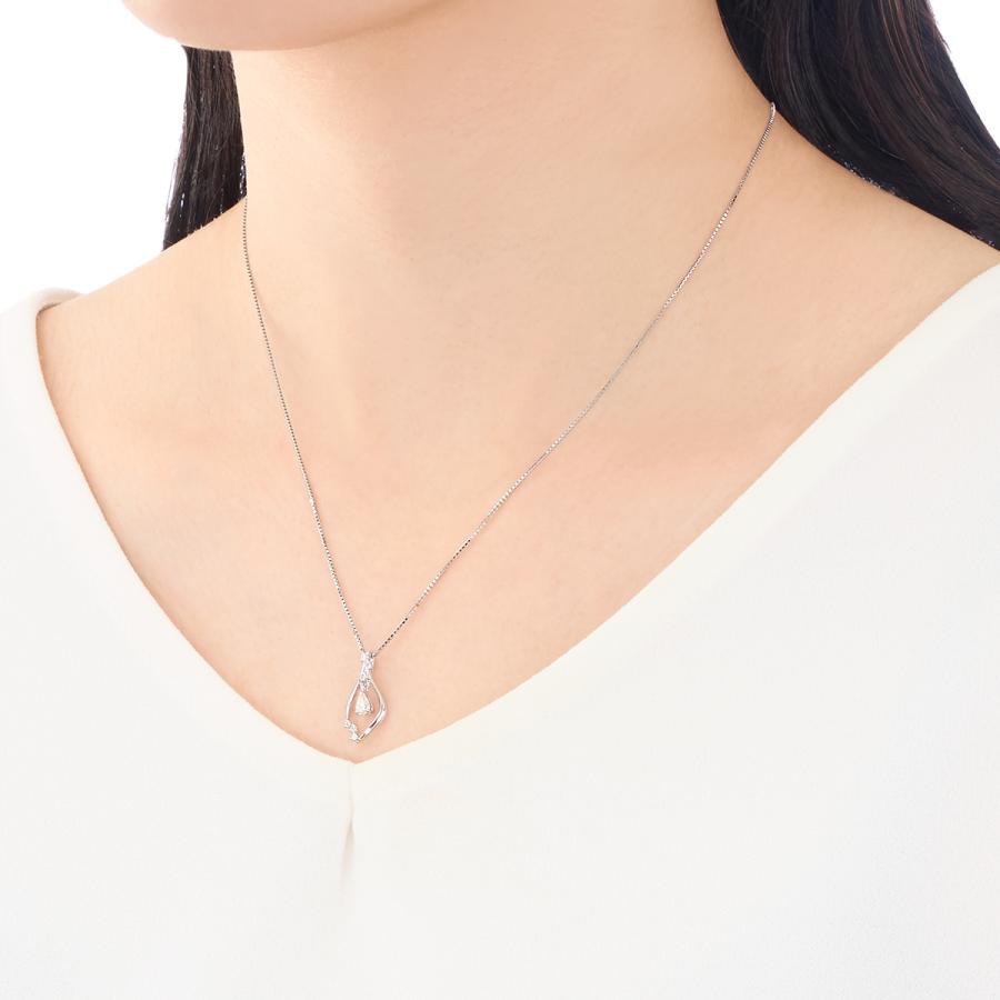 TSUTSUMIプラチナ850 ダイヤモンドネックレス ツツミ 鑑定書付き 美品