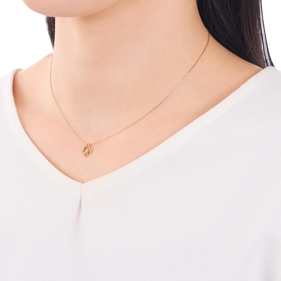 ジュエリーツツミ K18イエローゴールド鑑定書付ダイヤモンド