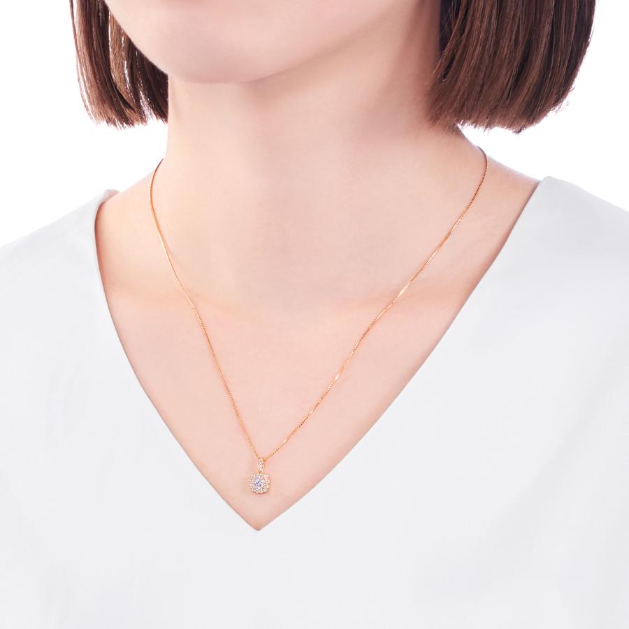 ジュエリーツツミ K18イエローゴールド鑑定書付ダイヤモンド