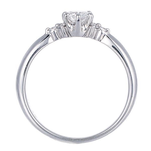 ジュエリーツツミ プラチナ鑑定書付ダイヤモンドリング（0.31カラット