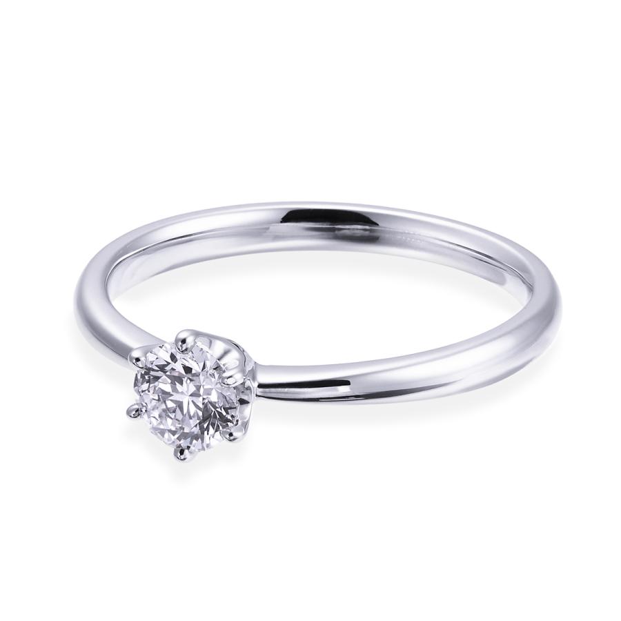 ジュエリーツツミ プラチナ鑑定書付ダイヤモンドリング（0.3カラット