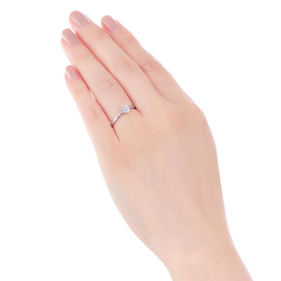 ジュエリーツツミ プラチナ鑑定書付ダイヤモンドリング（0.3カラット