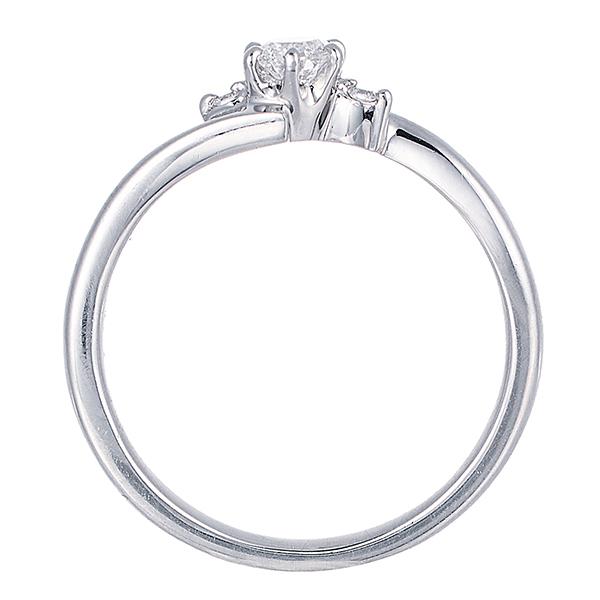 ジュエリーツツミ プラチナ鑑定書付ダイヤモンドリング（0.18カラット