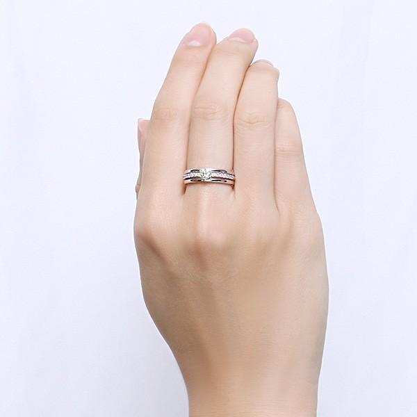 ジュエリーツツミ プラチナ鑑定書付ダイヤモンドリング（0.23カラット