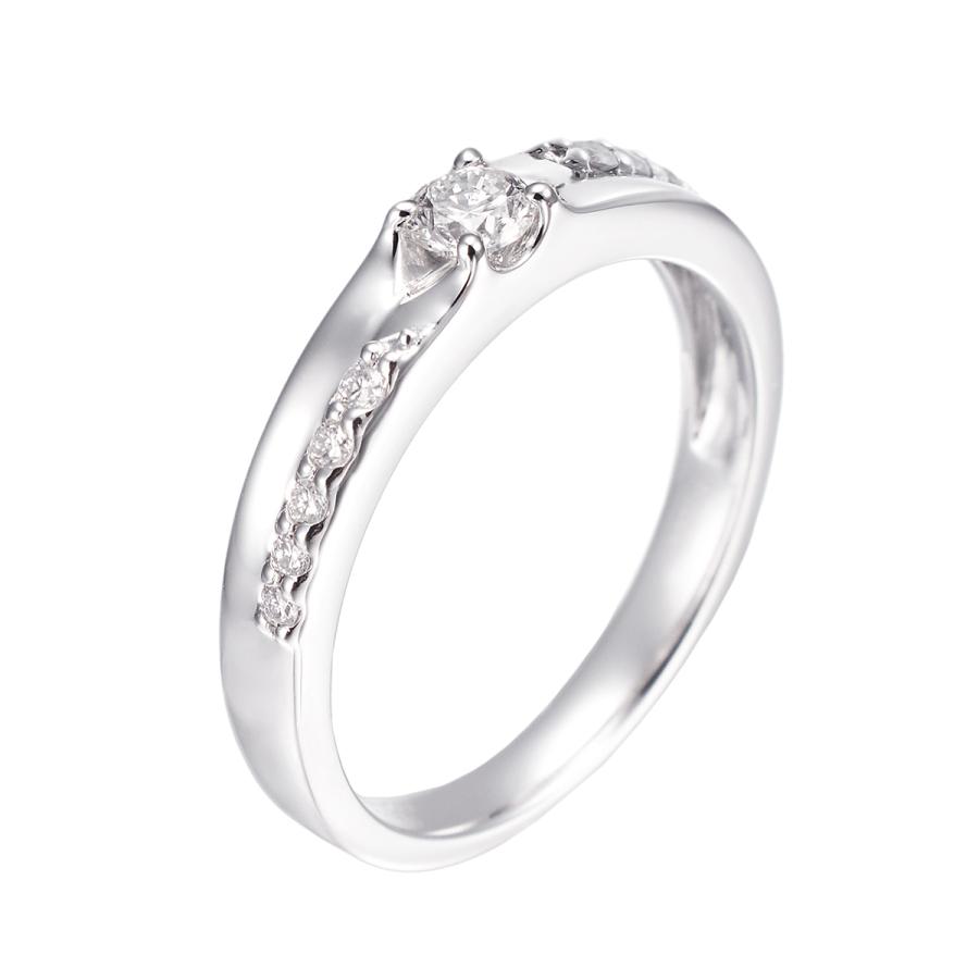 ジュエリーツツミ プラチナ鑑定書付ダイヤモンドリング（0.15カラット