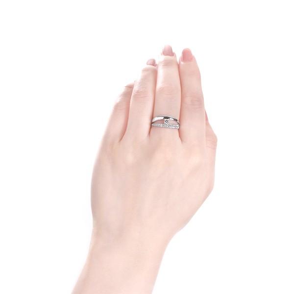 ジュエリーツツミ プラチナ鑑定書付ダイヤモンドリング（0.13カラット