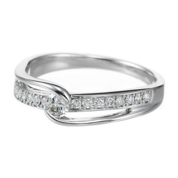 専用　ダイヤモンドプラチナリング　Dカラー　0.21 0.19 ジュエリーツツミ ジュエリーツツミ プラチナ鑑定書付ダイヤモンドリング(0.13カラット