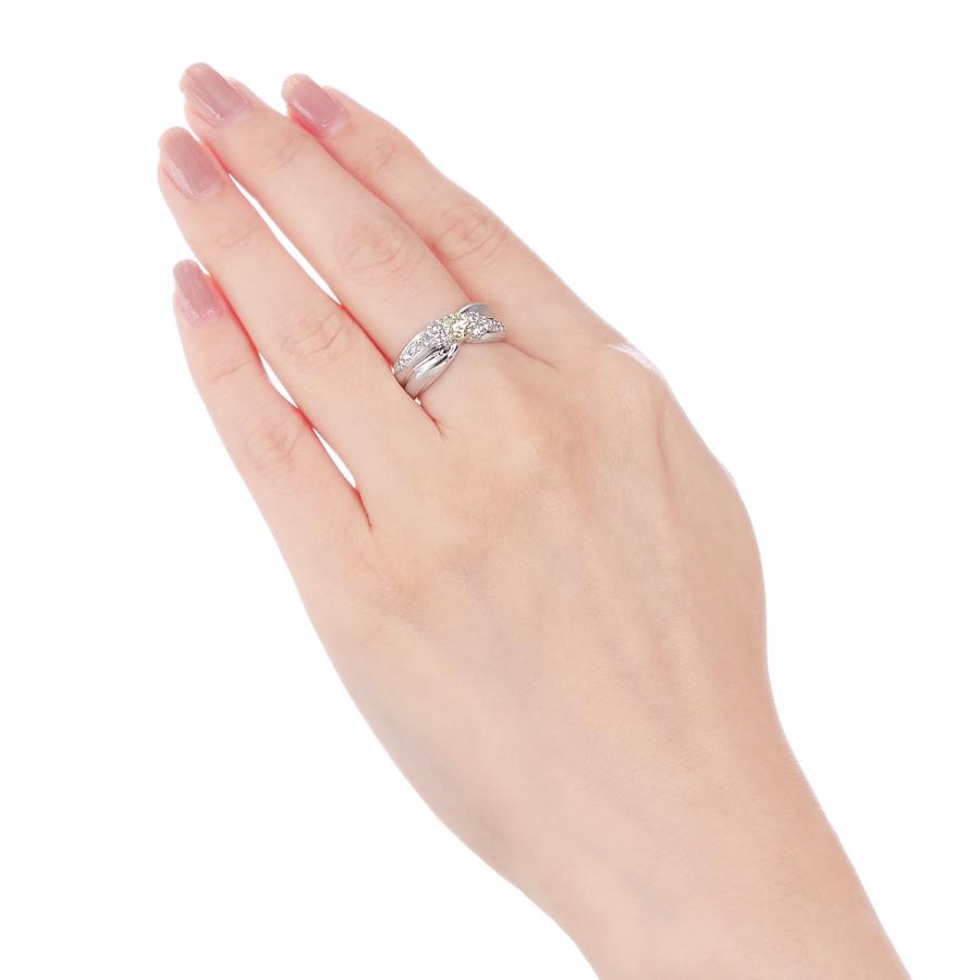 ツツミジュエリー　リング K10ホワイトゴールドダイヤモンドリング(RFR204-002)|TSUTSUMI