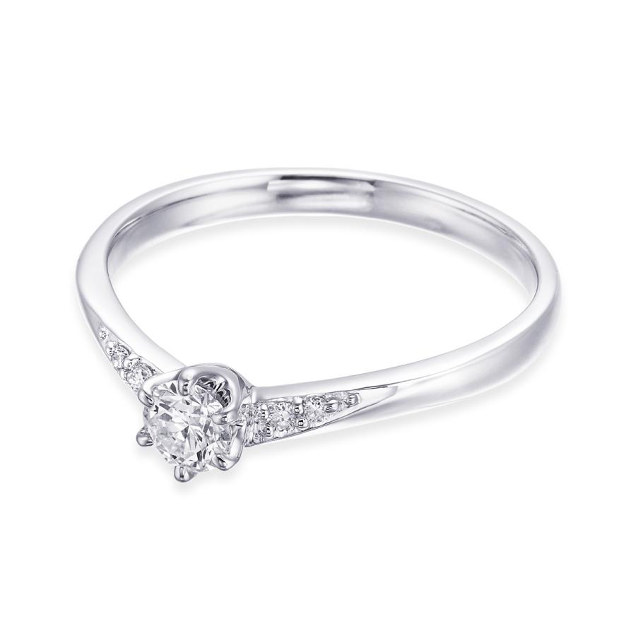 ジュエリーツツミ プラチナ鑑定書付ダイヤモンドリング（0.2