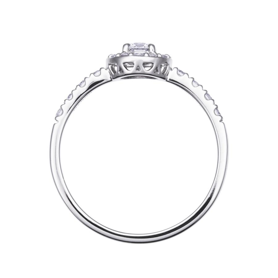 ジュエリーツツミ プラチナ鑑定書付ダイヤモンドリング（0.18カラット