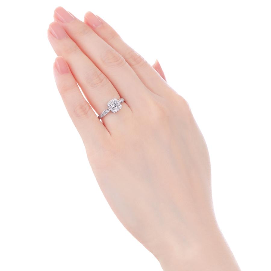 ジュエリーツツミ プラチナ鑑定書付ダイヤモンドリング（0.34カラット