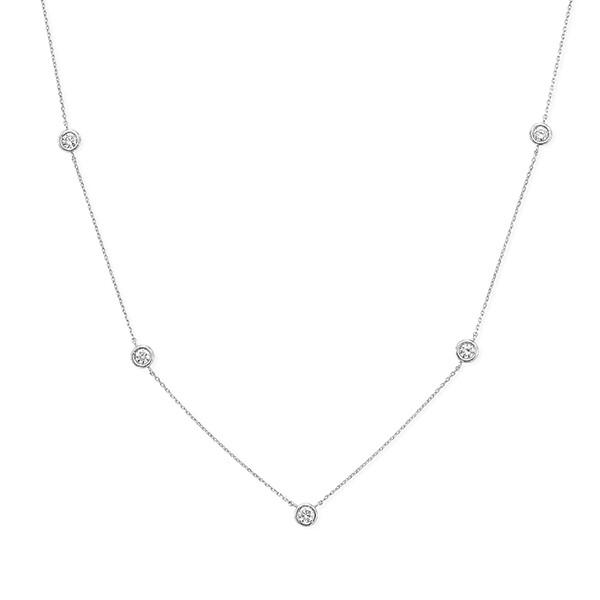 プラチナダイヤモンドネックレス(46800円)