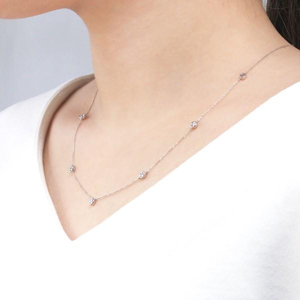 お買い得！ プラチナダイヤモンドネックレス 【VQL1287920847】(46800円)