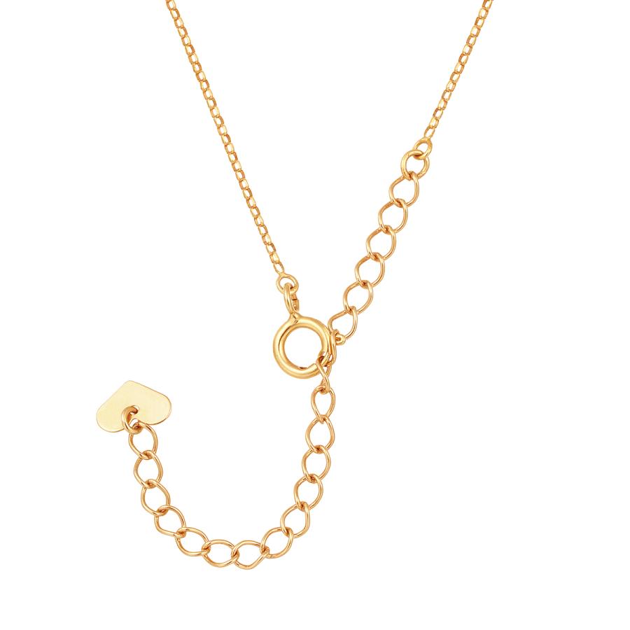 ジュエリーツツミ K18イエローゴールドダイヤモンドネックレス