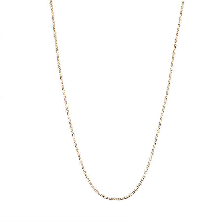 ジュエリーツツミ K18イエローゴールドネックレス（45cm