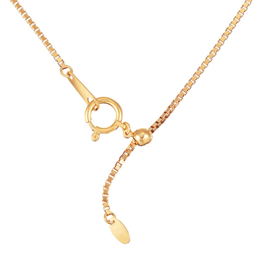 ジュエリーツツミ K18イエローゴールドネックレス（45cm