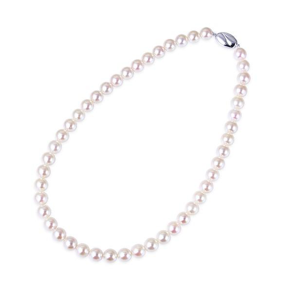 超大珠✨　本真珠　ジュエリーツツミ　パール　ネックレス　　SILVER刻印 ジュエリーツツミ アコヤ真珠ネックレス（8.5〜9mm） : ジュエリー