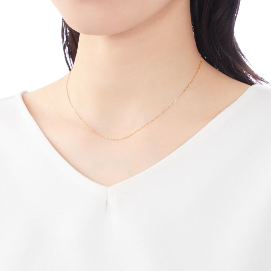 ジュエリーツツミ K18イエローゴールドネックレス(40cm） : ジュエリー