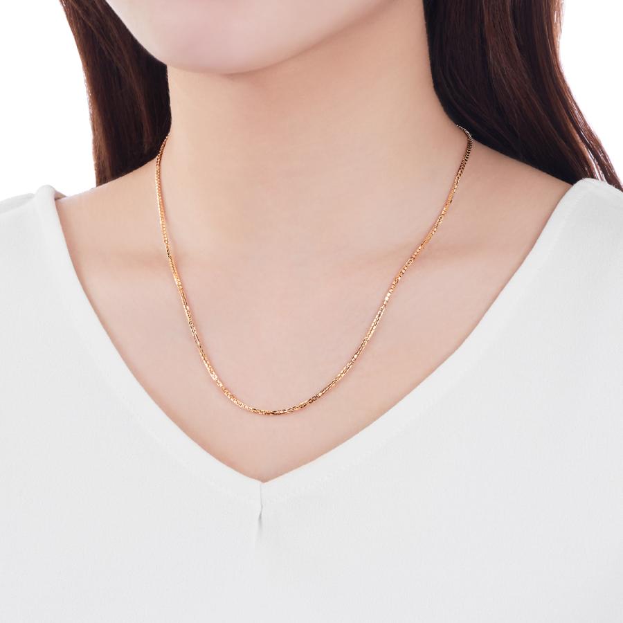 TSUTSUMI ゴールド ネックレス ジュエリーツツミ K18イエローゴールドネックレス（45cm