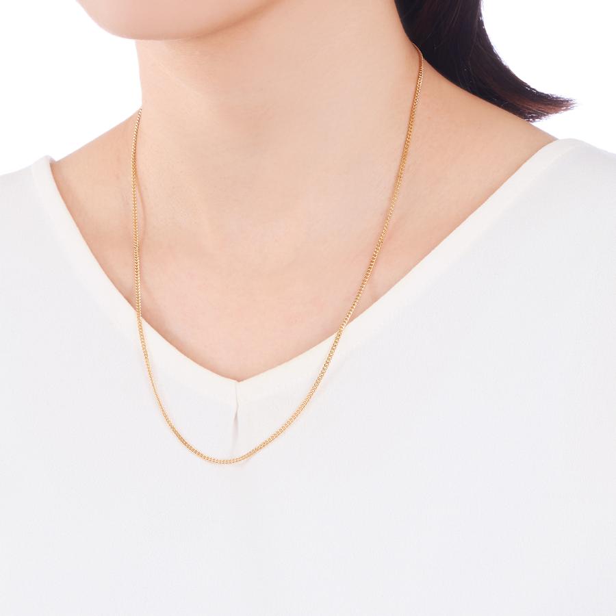 【新品 30%off 送料無料】 K18イエローゴールドネックレス（50cm） 【P1052625084】(38250円)