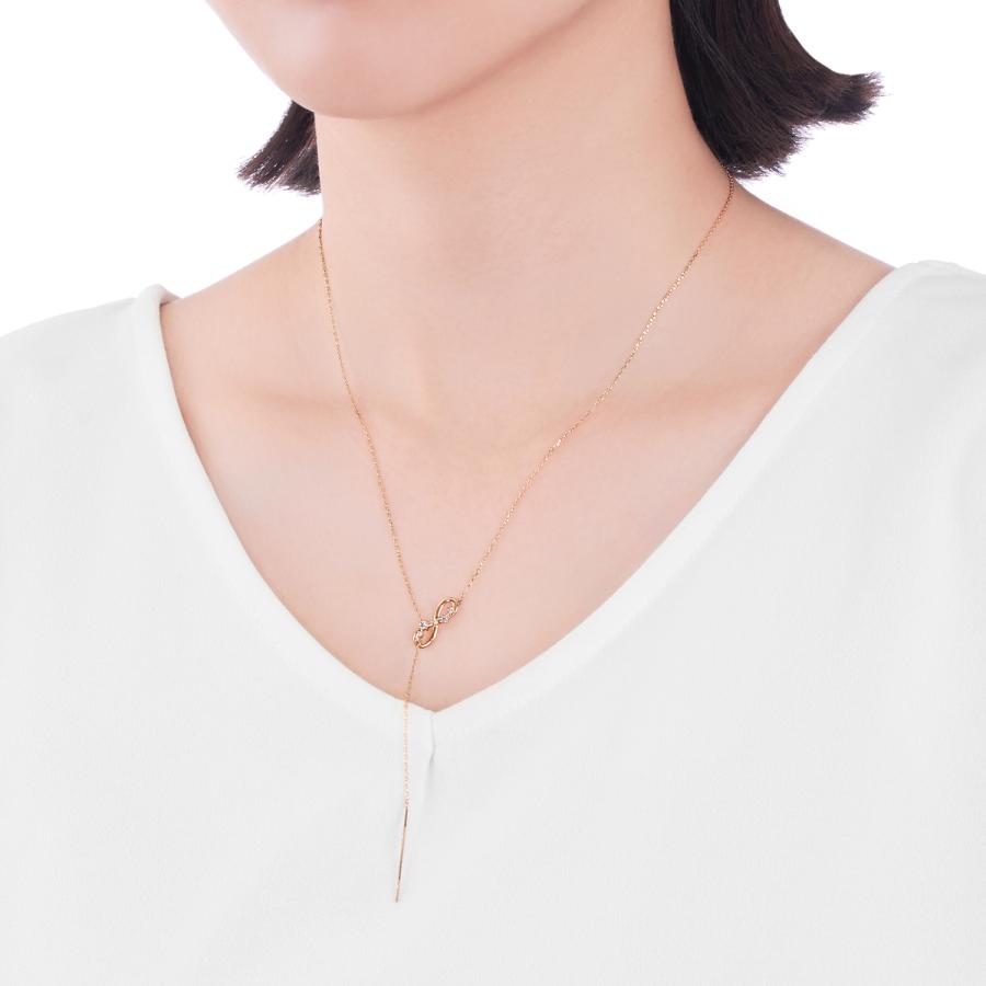 即購入可★ K18イエローゴールドダイヤモンドネックレス 【O6329508610】(23000円)