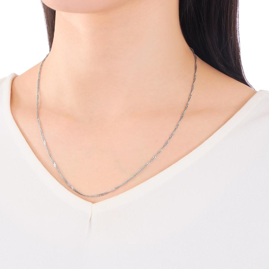 ジュエリーツツミ プラチナネックレス（50cm） : ジュエリーツツミ