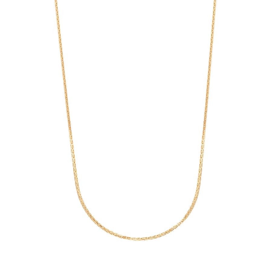 美品・ジュエリーツツミ・ゴールドスクリューチェーンネックレス45cm ジュエリーツツミ K18イエローゴールドネックレス（45cm