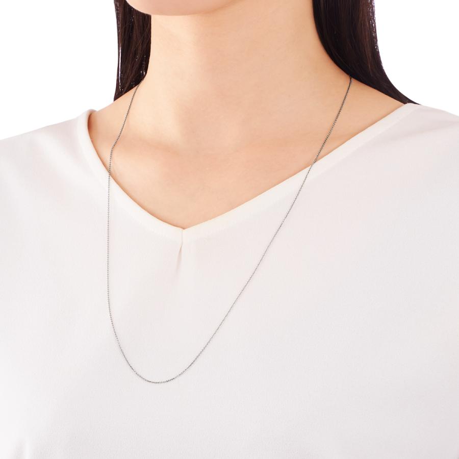 ジュエリーツツミ プラチナロングネックレス（70cm） : ジュエリー