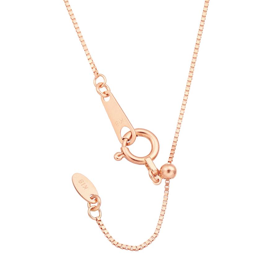 ジュエリーツツミ K18ピンクゴールドネックレス（45cm） : ジュエリー