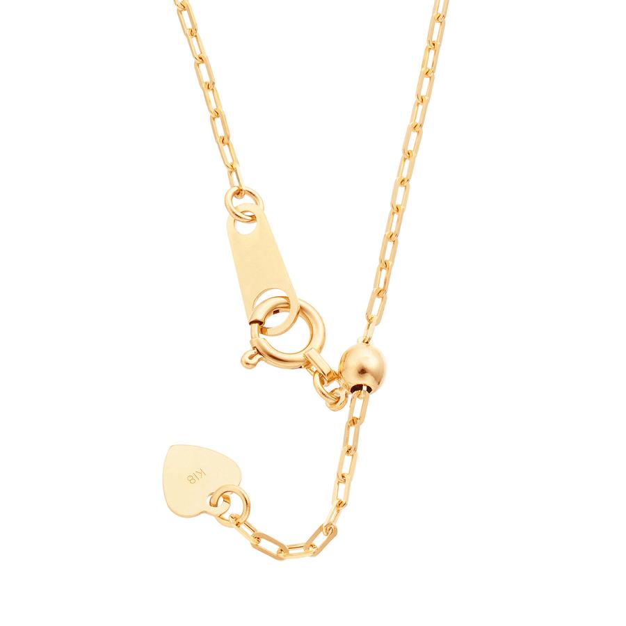 ジュエリーツツミ K18イエローゴールドネックレス（50cm