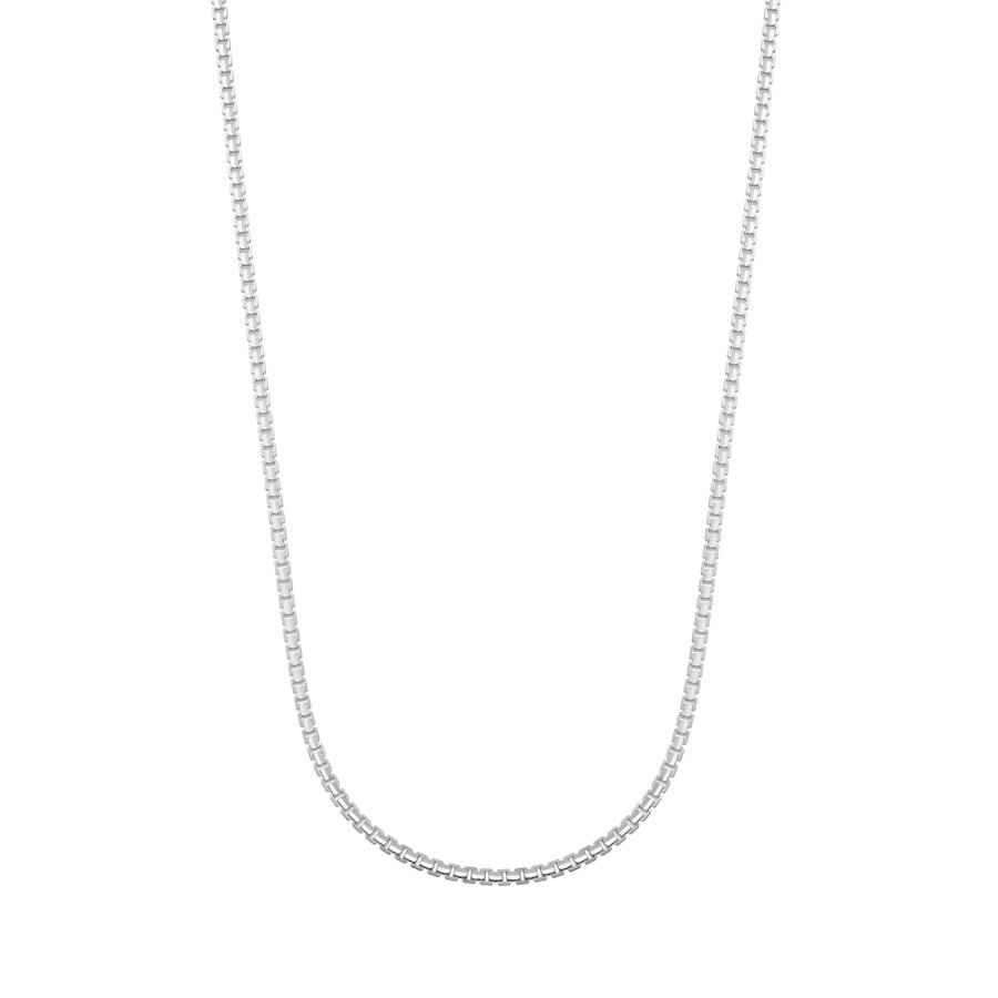 ジュエリーツツミ K18ホワイトゴールドネックレス（45cm