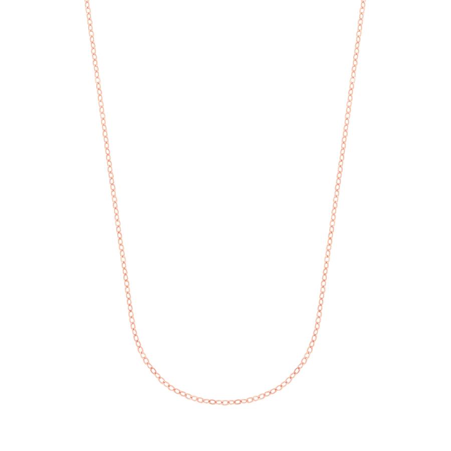 ジュエリーツツミ K10ピンクゴールドネックレス（40cm