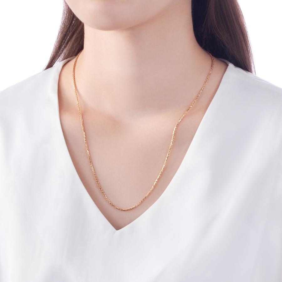 ジュエリーツツミ　K18イエローゴールド ネックレス 50cm ジュエリーツツミ K18イエローゴールドネックレス（50cm