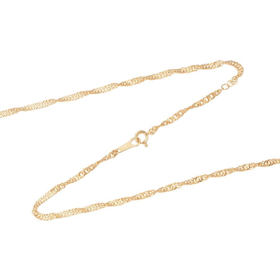 ジュエリーツツミ K18イエローゴールドネックレス（50cm