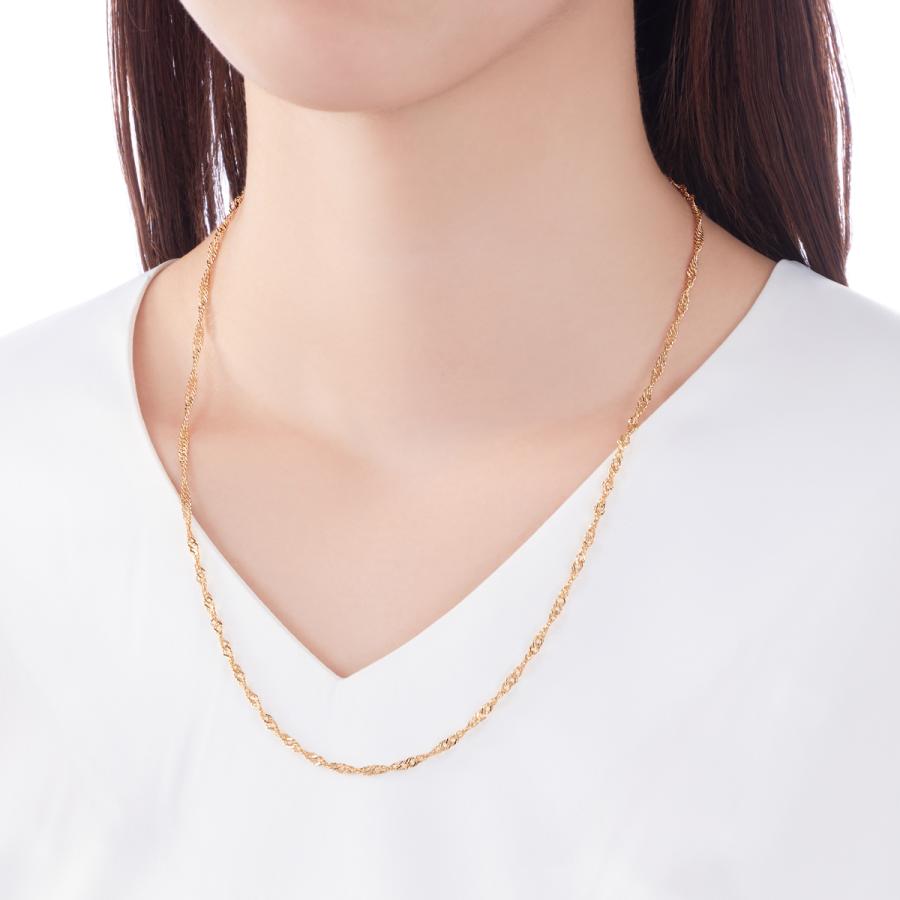 ジュエリーツツミ　K18イエローゴールド ネックレス 50cm ジュエリーツツミ K18イエローゴールドネックレス（50cm