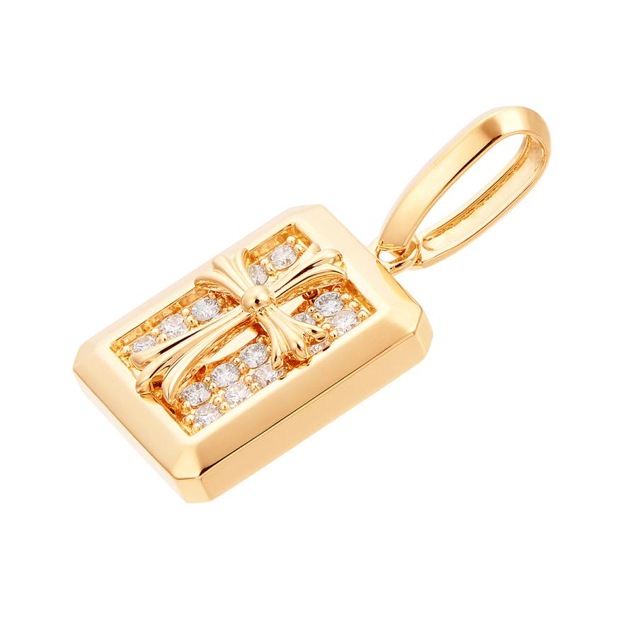 ジュエリーツツミ K18イエローゴールドダイヤモンドペンダント