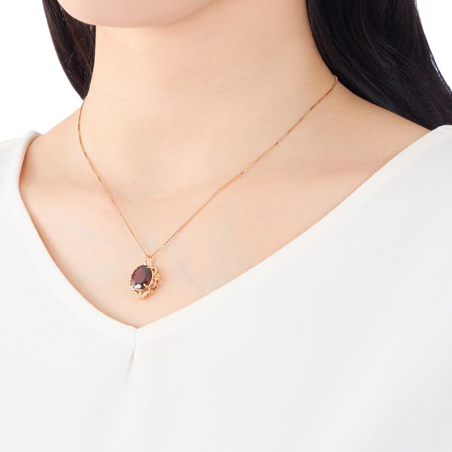 ジュエリーツツミ K18イエローゴールドアルマンダインガーネット