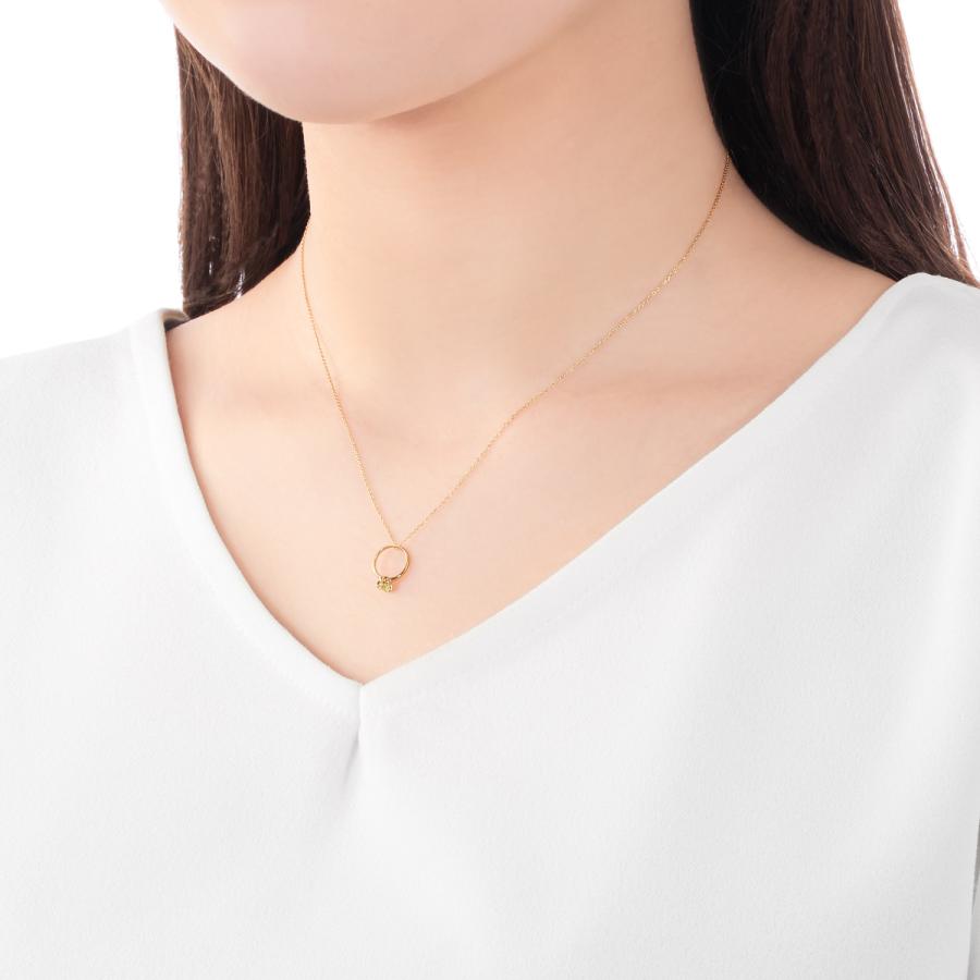 TSUTSUMI k10 イエローゴールドペリドットネックレス K10イエローゴールドペリドットネックレス(RPN563-002)|TSUTSUMI